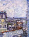 Vista desde la habitación de Vincent en la Rue Lepic Vincent van Gogh